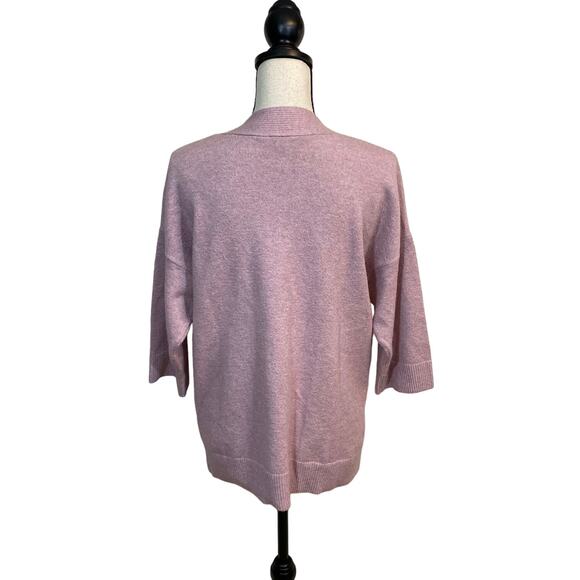 J. Jill Drop Shoulder V-Neck Oversized Sweater Size Small - Picture 2 of 6
